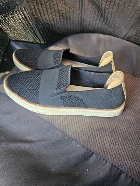 UGG Women's Black Slip-On Loafers